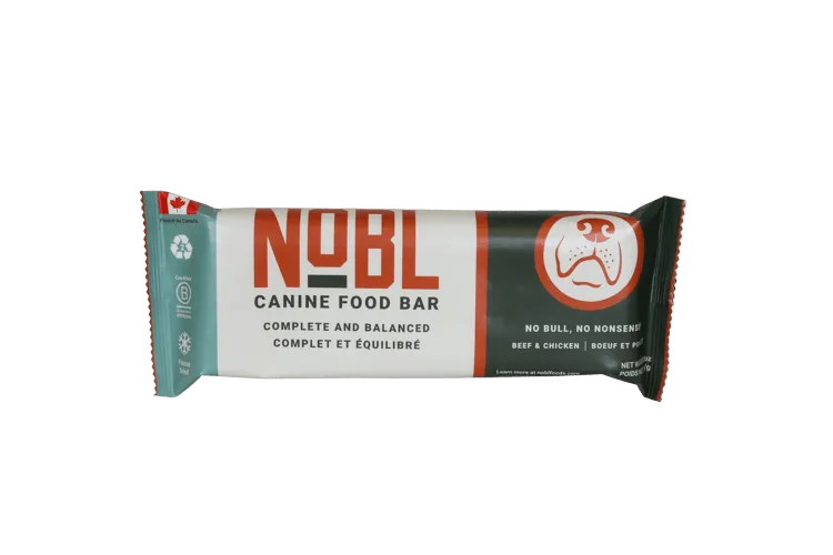 Adult Canine Food Bars: Beef and Chicken Recipe - IWB Case