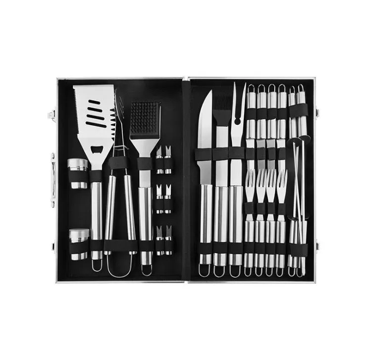Aluminum Box Stainless Steel Grill Set BBQ Barbecue Tools