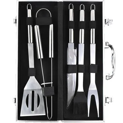 Aluminum Box Stainless Steel Grill Set BBQ Barbecue Tools