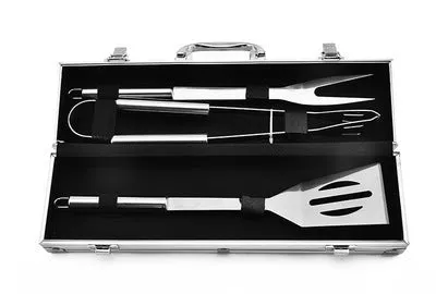 Aluminum Box Stainless Steel Grill Set BBQ Barbecue Tools