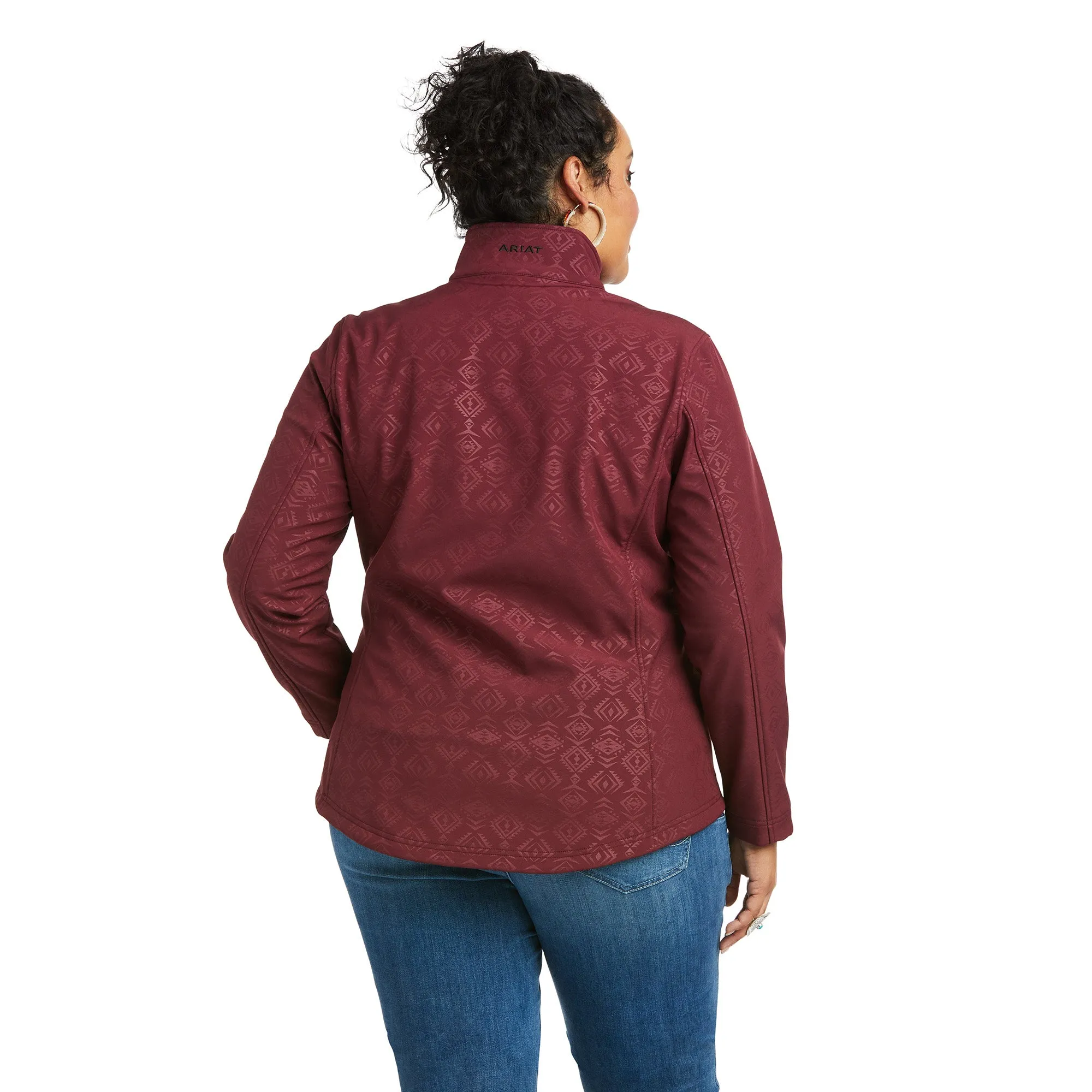 Ariat Ladies REAL Windsor Wine Embossed Concealed Carry Jacket 10037450