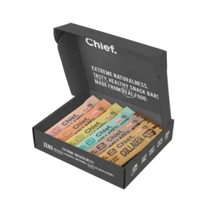 Chief Collagen Protein Bar Sampler (6 bars)
