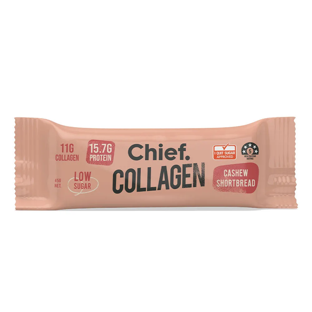 Chief Collagen Protein Bar Sampler (6 bars)