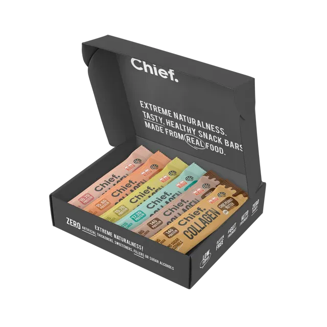 Chief Collagen Protein Bar Sampler (6 bars)