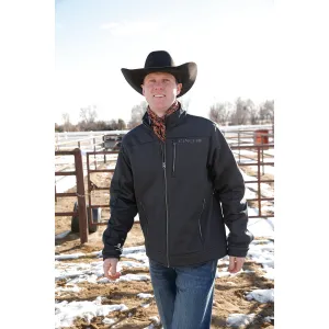 Cinch Men's Black Textured Bonded Jacket