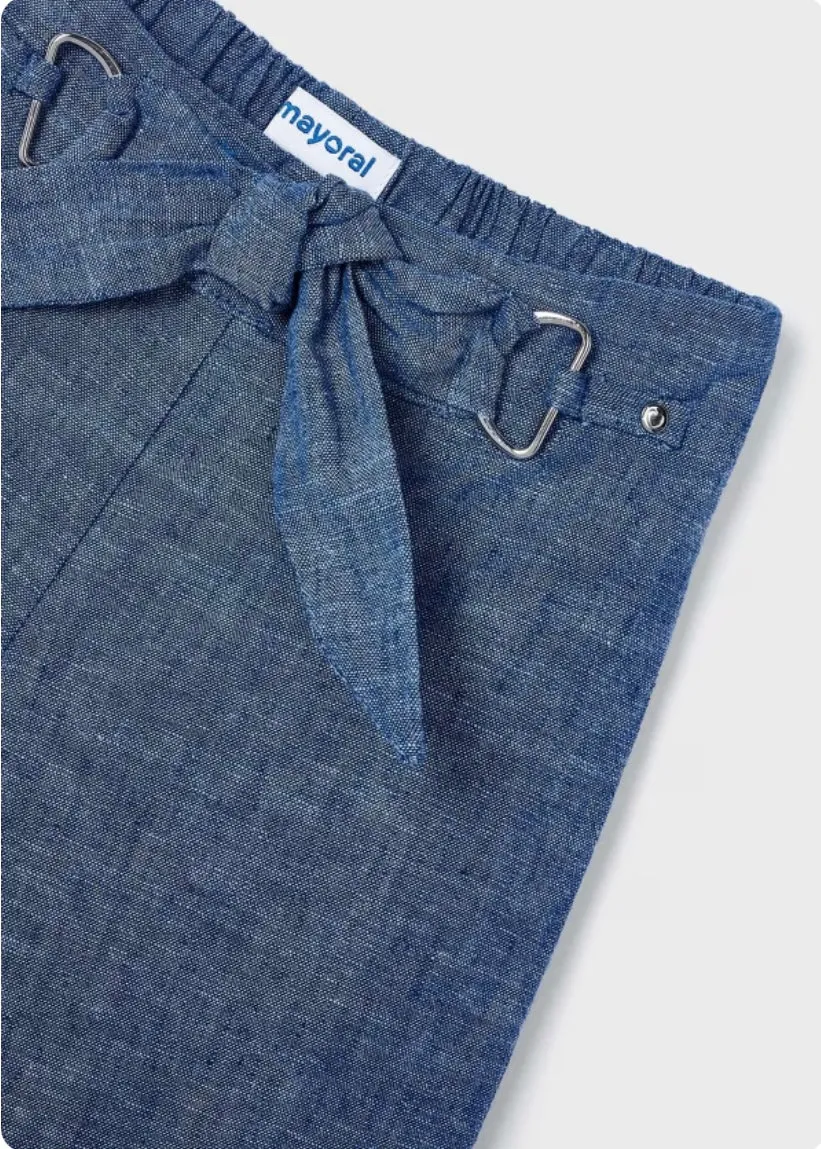Cropped Linen Pants/Mayoral