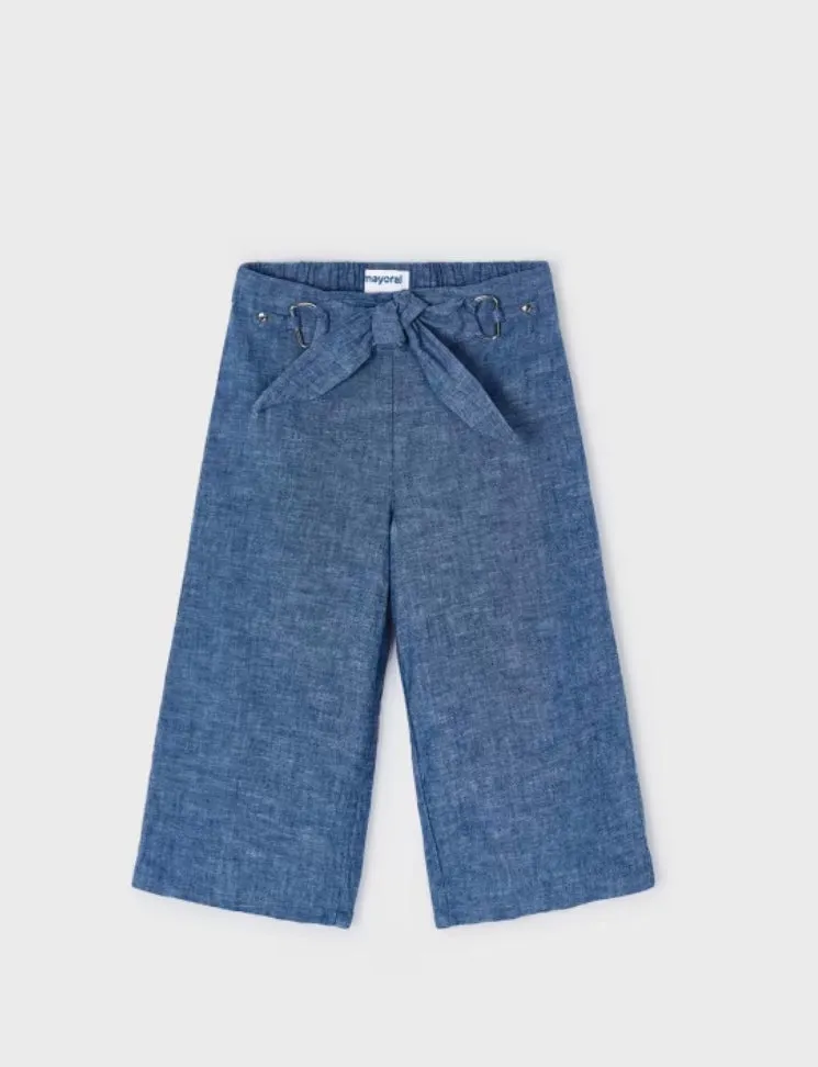 Cropped Linen Pants/Mayoral