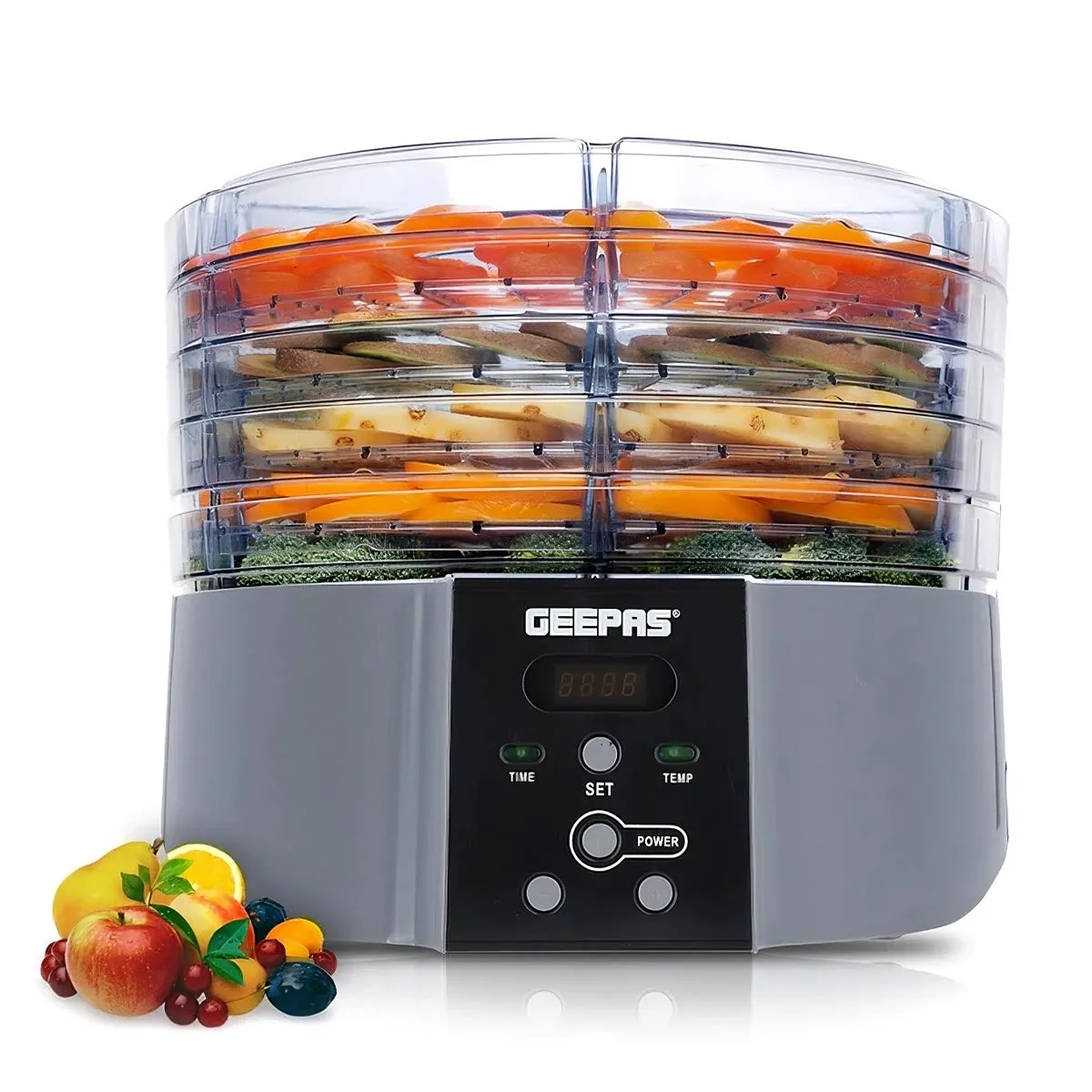Digital Food Dehydrator With 5 Dry Layers 520W