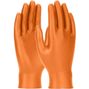 Disposable Gloves - PIP Grippaz™ Skins 6 Mil Nitrile Glove with Textured Fish Scale Grip, GP67256