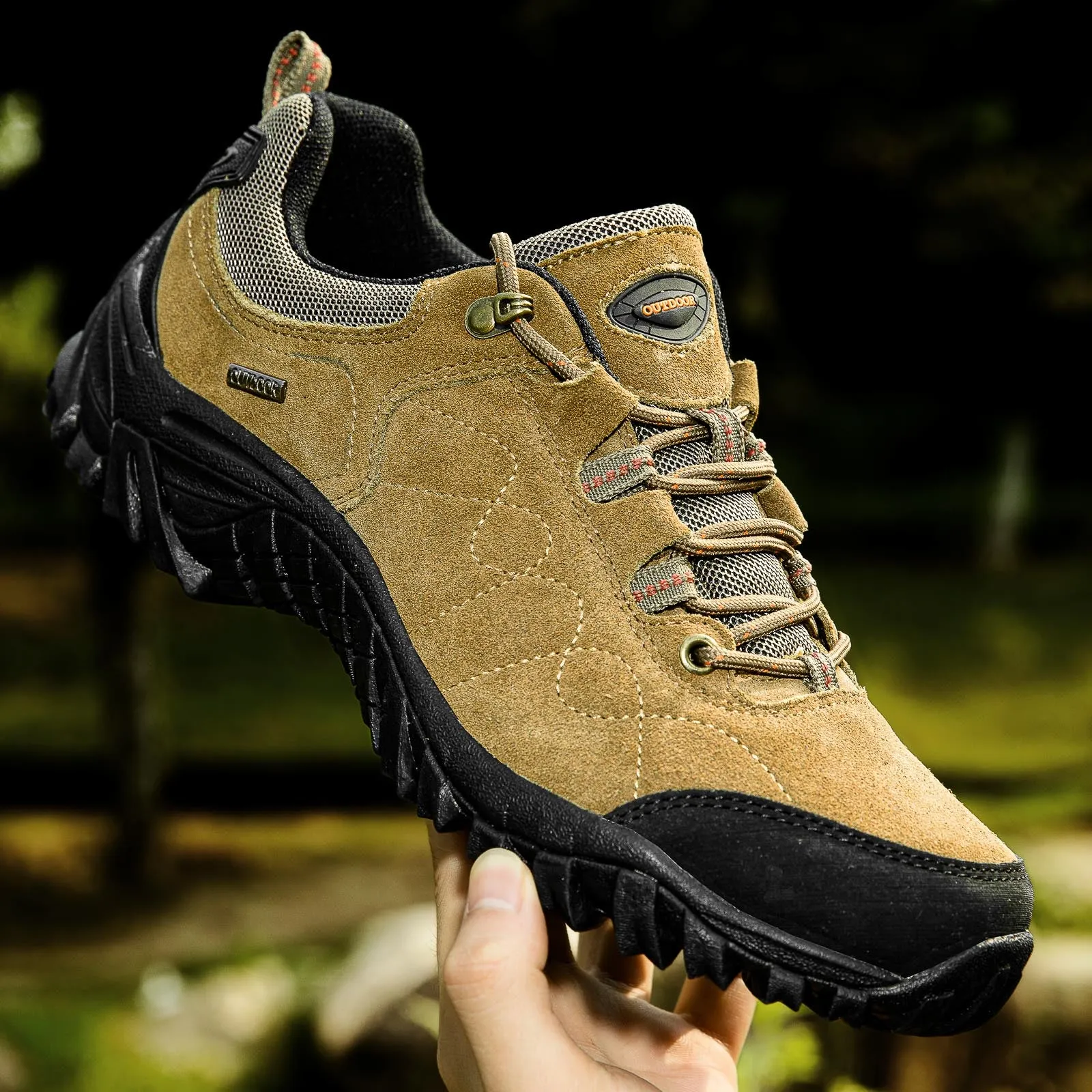 DopeStride™ Orthopedische wandelschoenen in kaki sportstijl