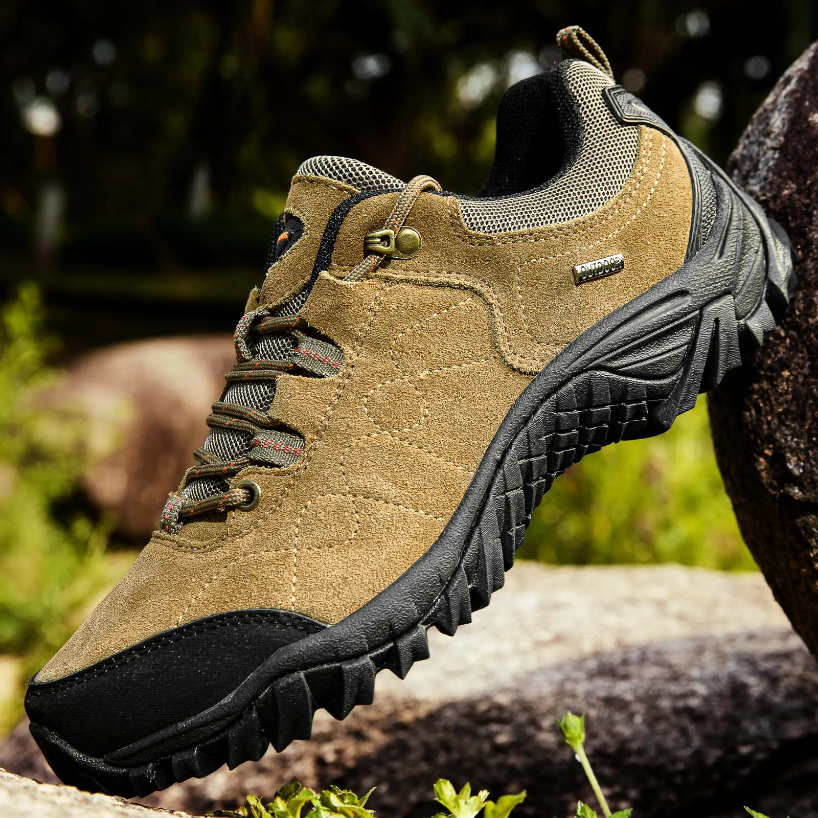 DopeStride™ Orthopedische wandelschoenen in kaki sportstijl