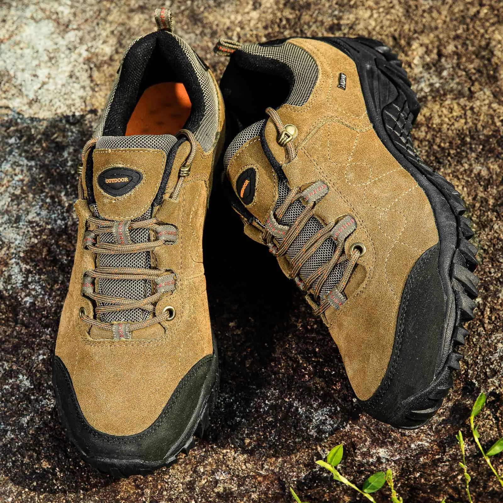 DopeStride™ Orthopedische wandelschoenen in kaki sportstijl