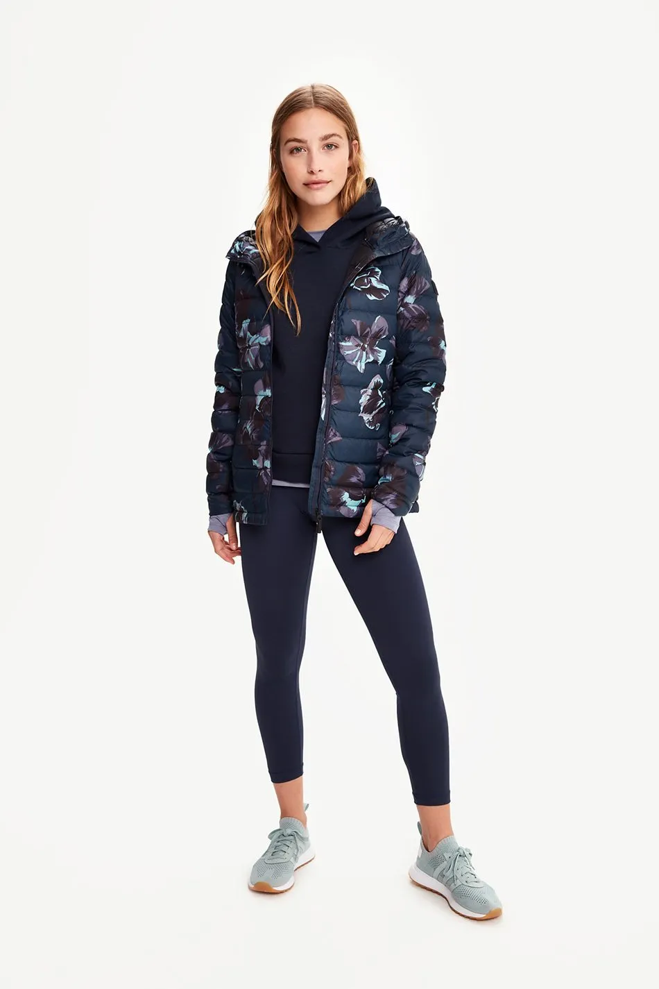 EMELINE AOP PACKABLE JACKET