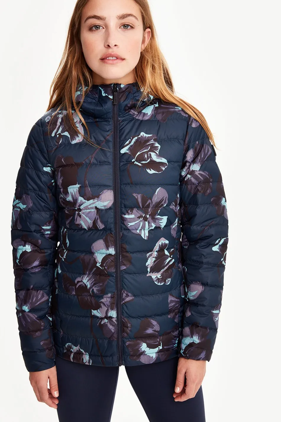 EMELINE AOP PACKABLE JACKET