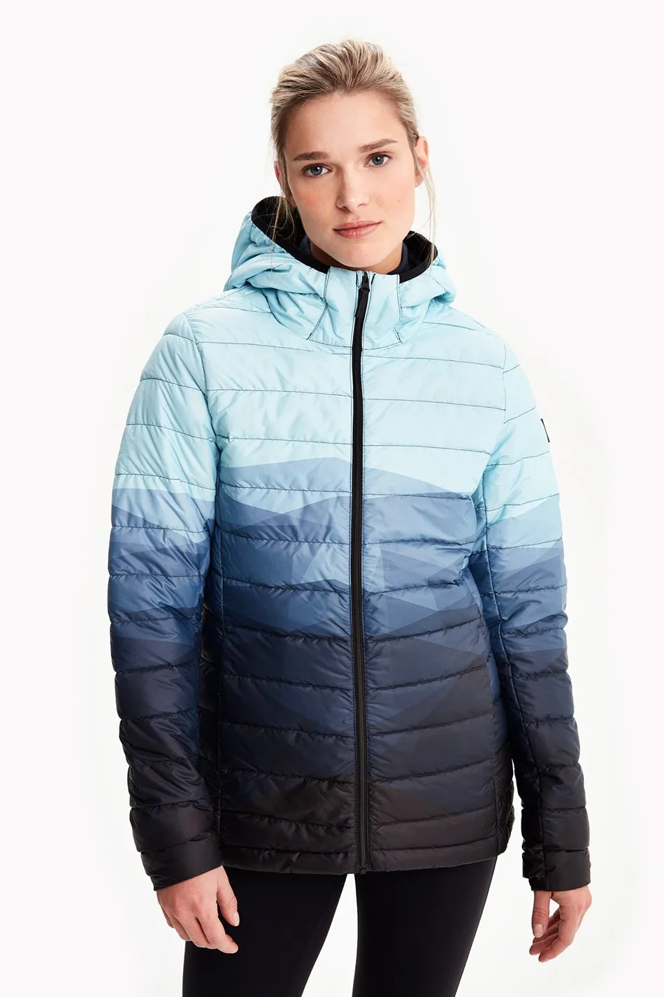 EMELINE AOP PACKABLE JACKET