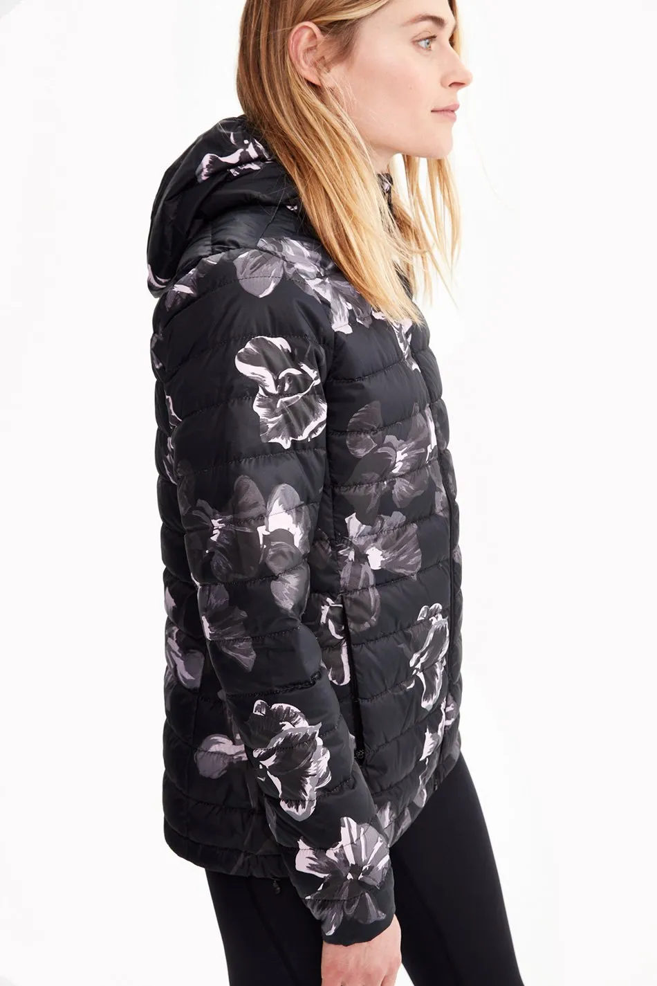 EMELINE AOP PACKABLE JACKET