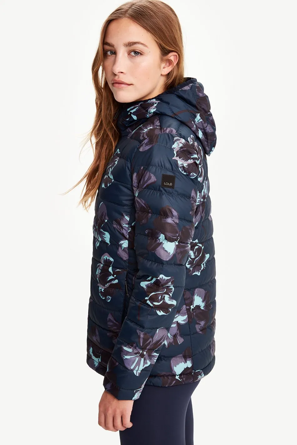 EMELINE AOP PACKABLE JACKET