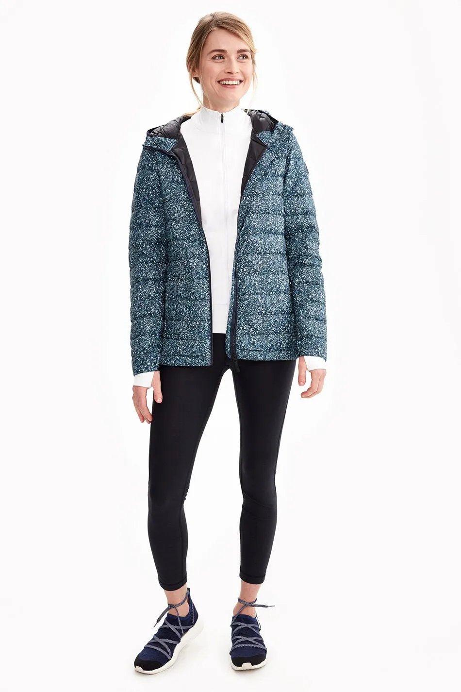 EMELINE AOP PACKABLE JACKET