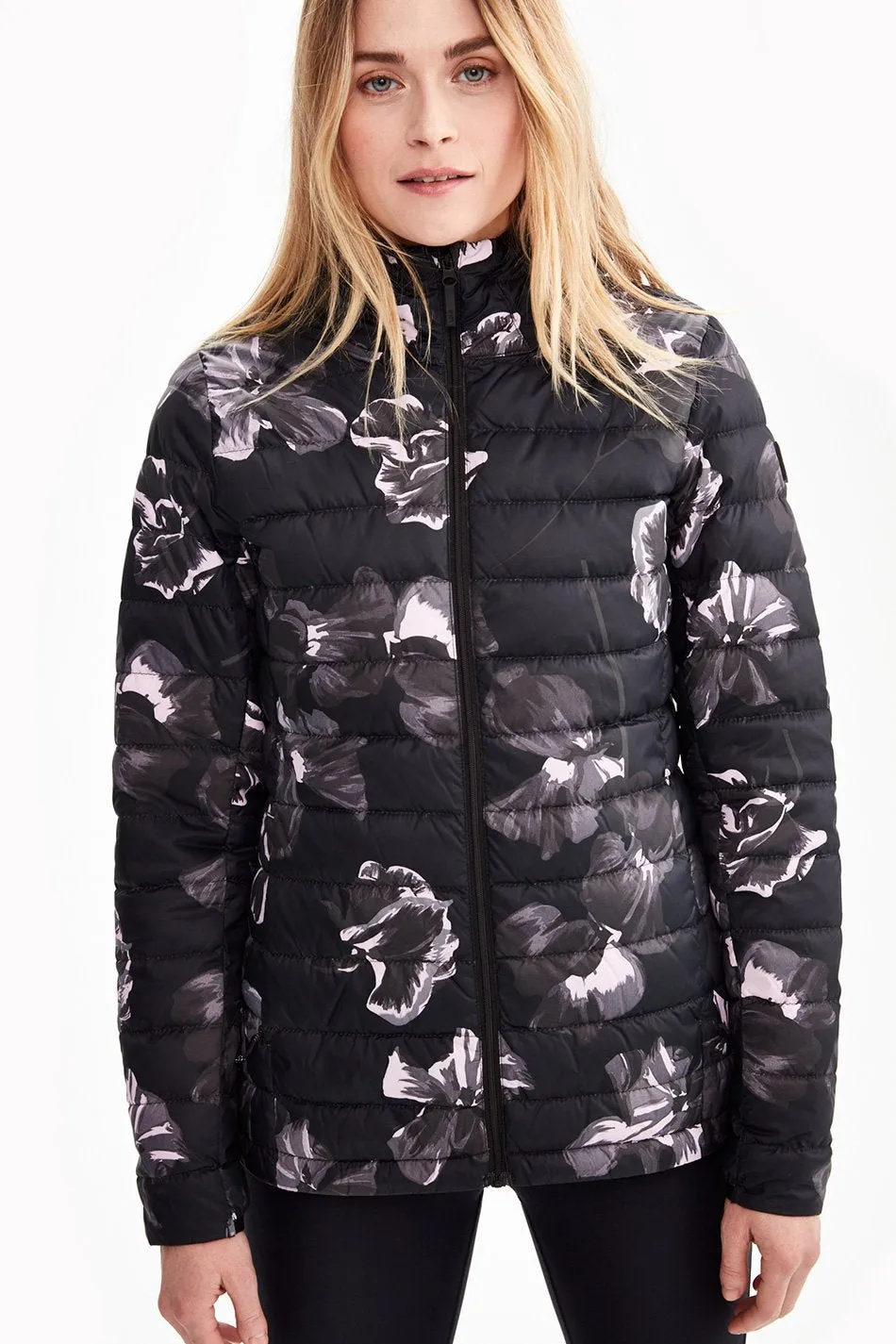 EMELINE AOP PACKABLE JACKET