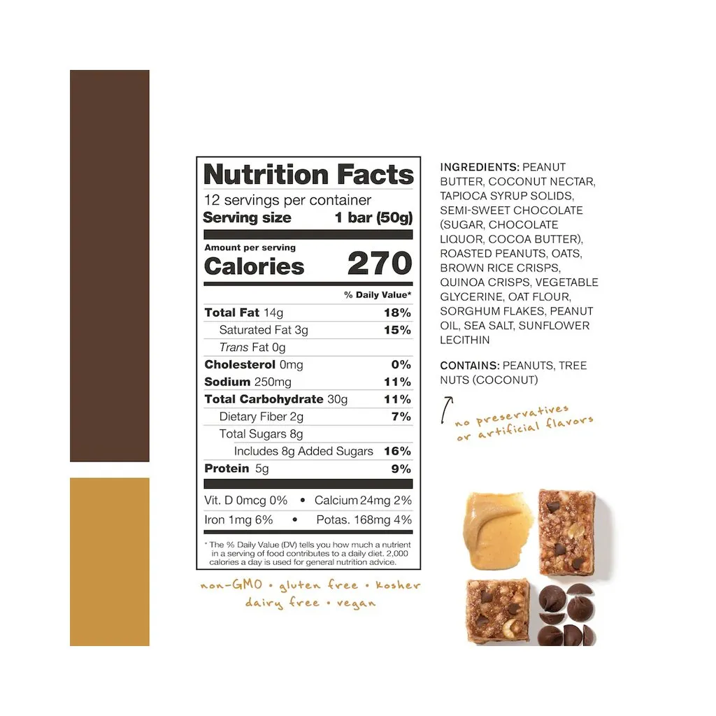 Energy Bar Skratch Labs 50g - Peanut Butter & Chocolate