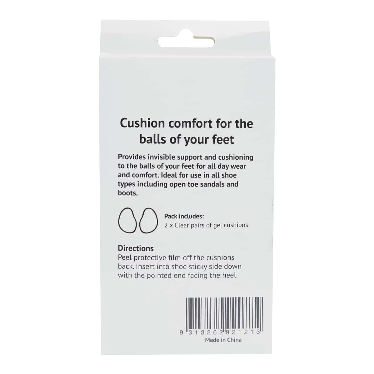 Gel Cushions 2pk in Gel