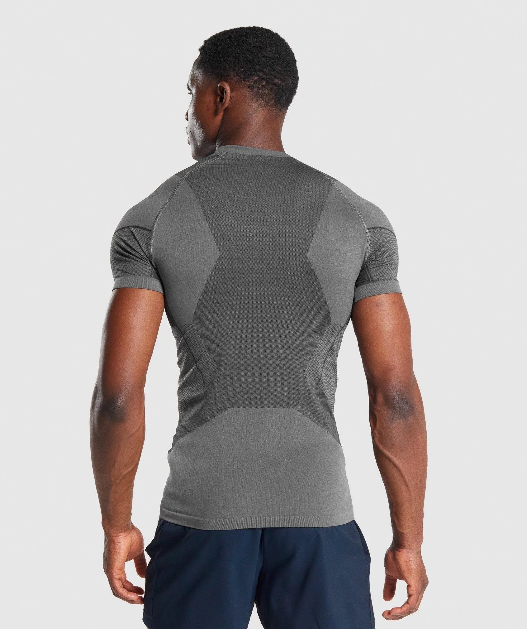 Gymshark Free Force Seamless T-Shirt - Grey