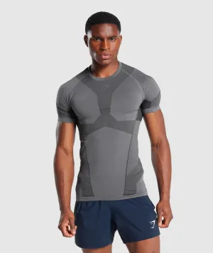 Gymshark Free Force Seamless T-Shirt - Grey