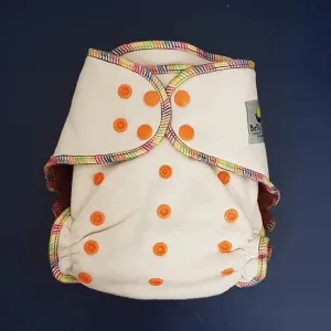Hemp & Bamboo Fitted Nappy - Birth To Potty