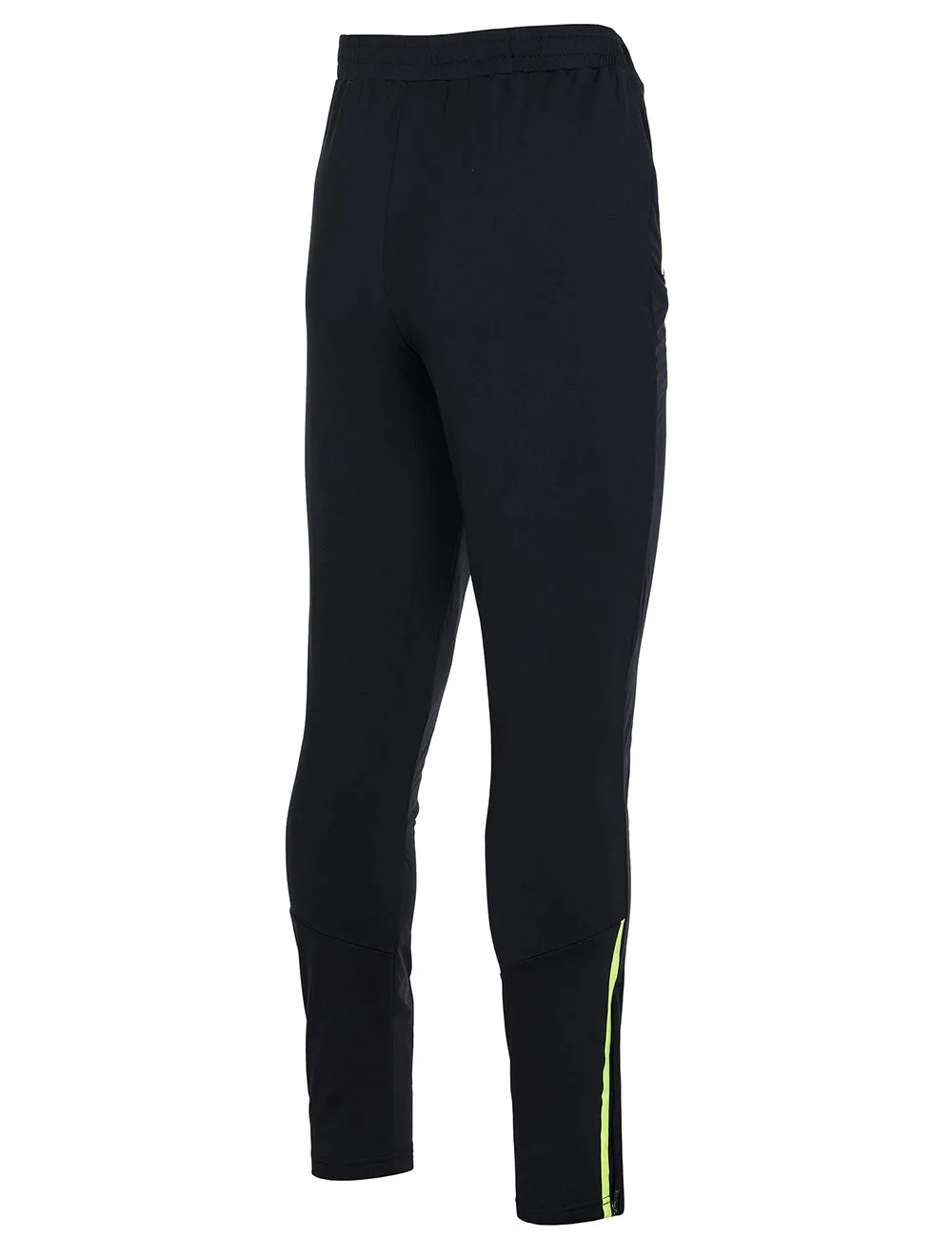 Herren Thermo Winter Laufhose Lang Pro Team Schwarz-Neon Setprodukt