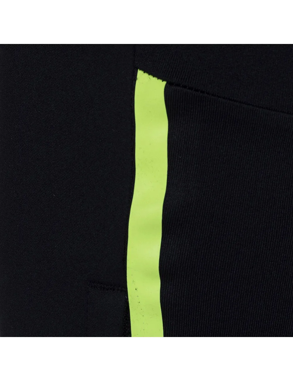 Herren Thermo Winter Laufhose Lang Pro Team Schwarz-Neon Setprodukt