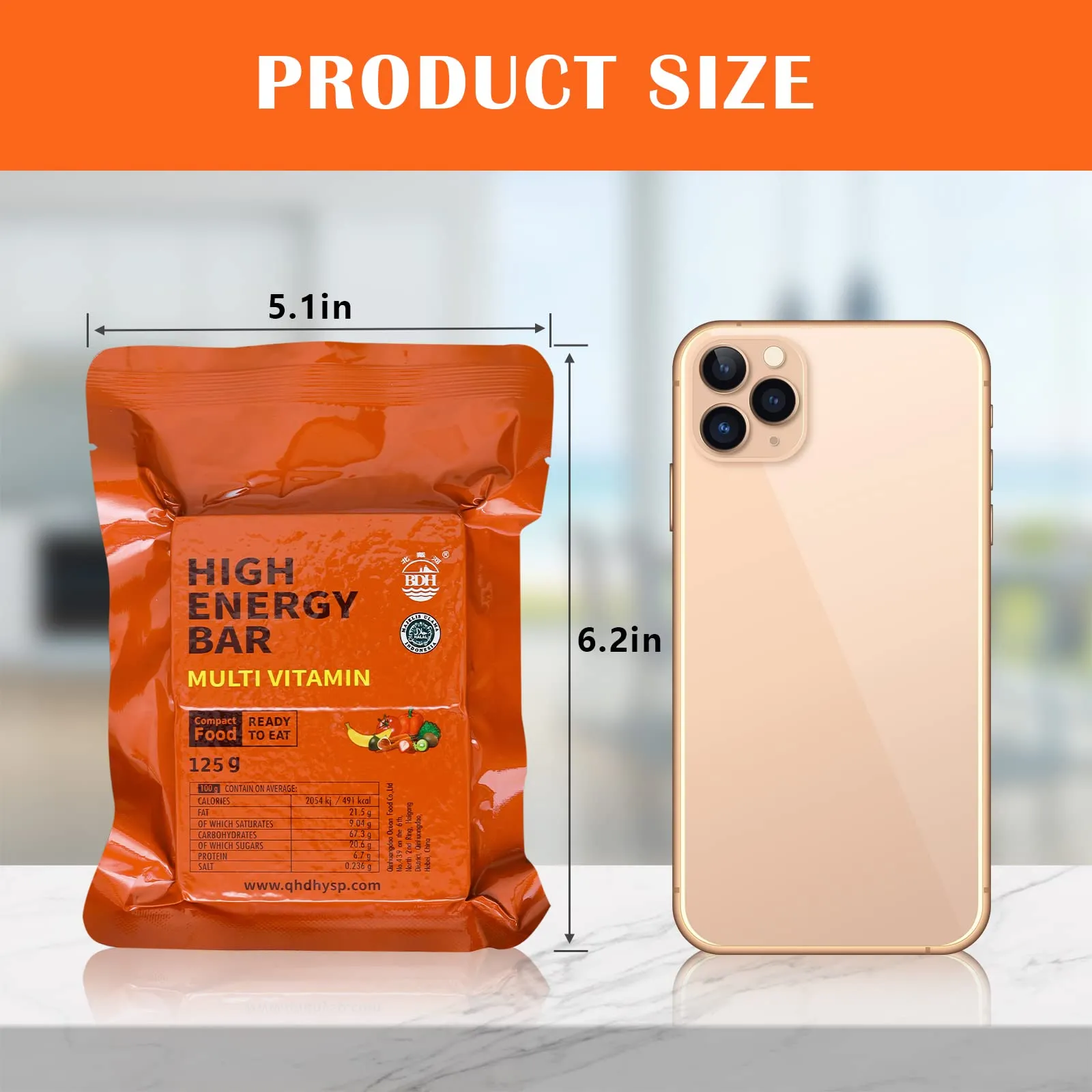 High Energy Ration Bars - Chocolate, Plain and Multi Vitamin (3 Pack)