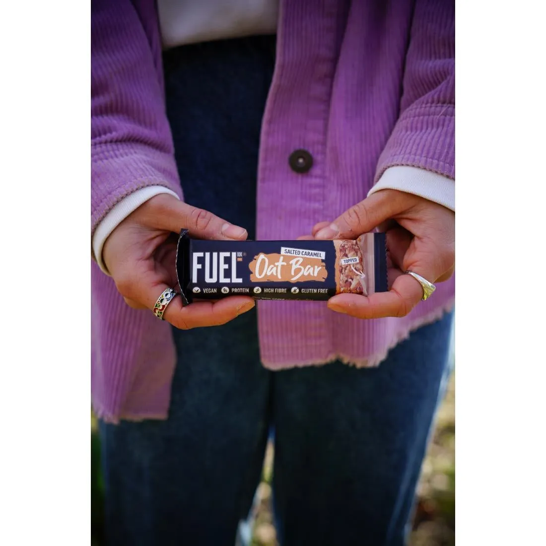 HS848 FUEL10K Salted Caramel Oat Bars 45g (Pack of 16)