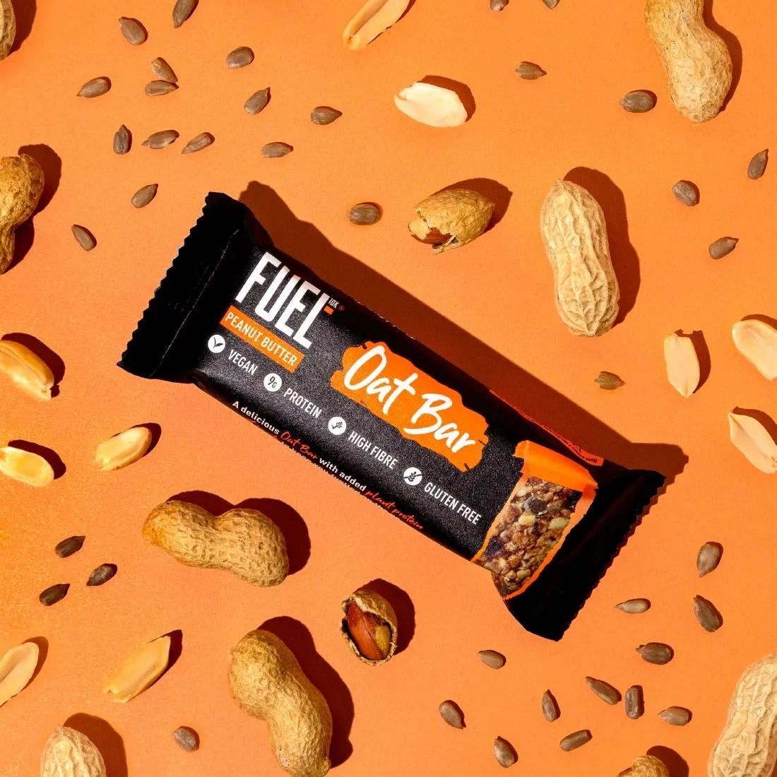 HS849 FUEL10K Peanut Butter Oat Bars 45g (Pack of 16)