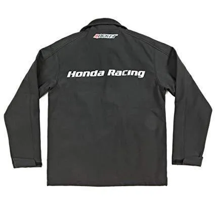 Joe Rocket 'Honda Racing Soft Shell' Mens Black Non-Hooded Textile Jacket