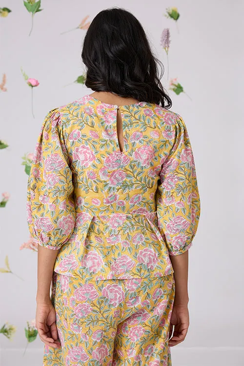 Okhai "Patang" Handblock Printed Pure Cotton Top