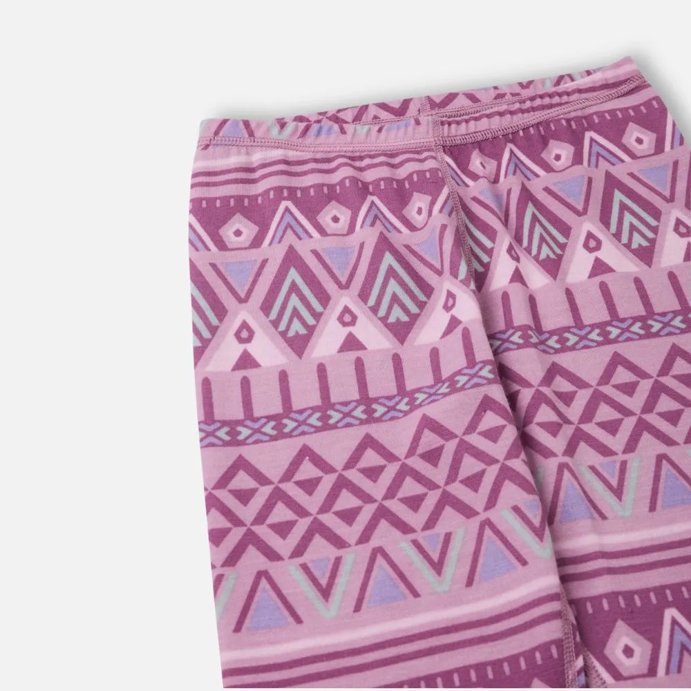 Reima Taitoa Girls Thermal Set, Grey Pink
