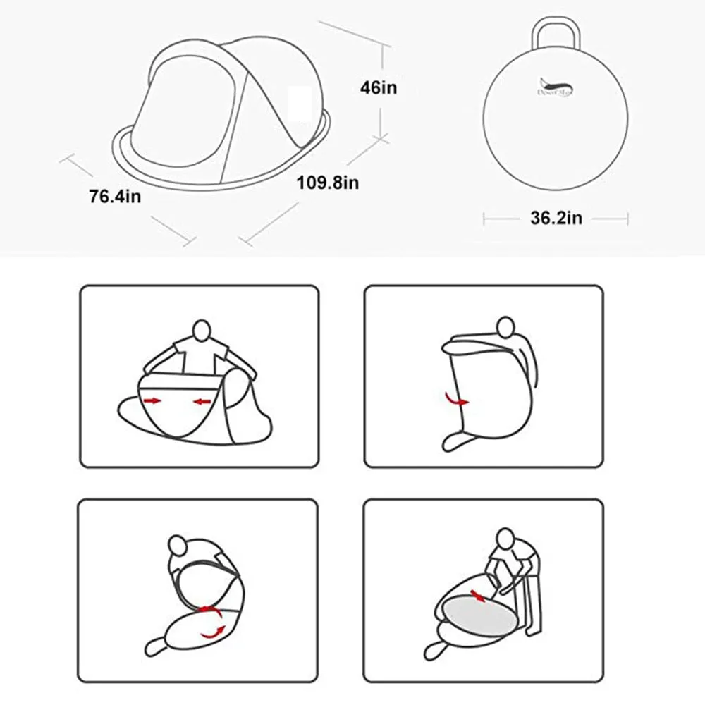 Tent Automatic 3-4 Person