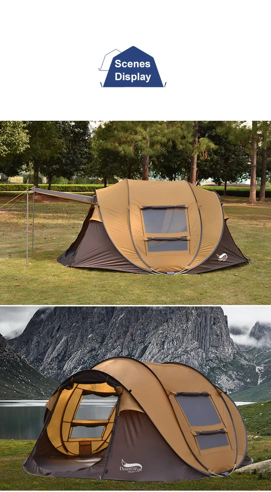 Tent Automatic 3-4 Person