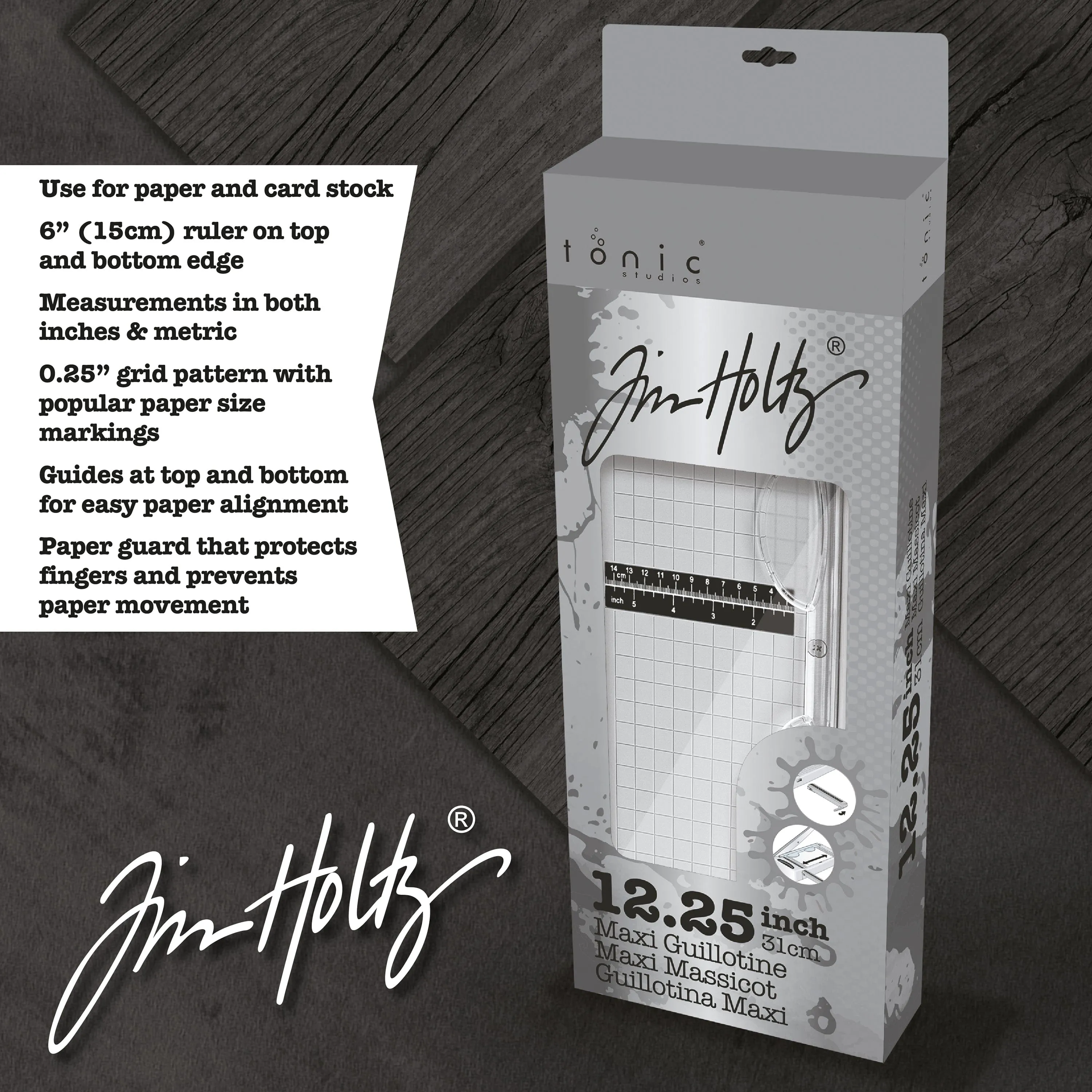 Tim Holtz - 12.25" / 31cm Maxi Guillotine - 1980e