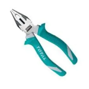 Total Combination Pliers 8"(200mm), Heavy Duty Side Cutting Pliers for Wire and Cables. Ideal for Linesmen, Around the House and DIY Projects  - THT210806