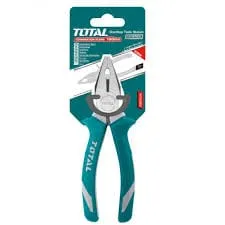 Total Combination Pliers 8"(200mm), Heavy Duty Side Cutting Pliers for Wire and Cables. Ideal for Linesmen, Around the House and DIY Projects  - THT210806