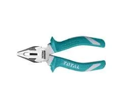 Total Combination Pliers 8"(200mm), Heavy Duty Side Cutting Pliers for Wire and Cables. Ideal for Linesmen, Around the House and DIY Projects  - THT210806