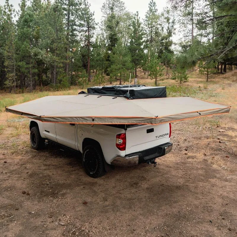 Tuff Stuff Overland 270 Degree Awning, XL, Driver Side, C-Channel Aluminum, Olive
