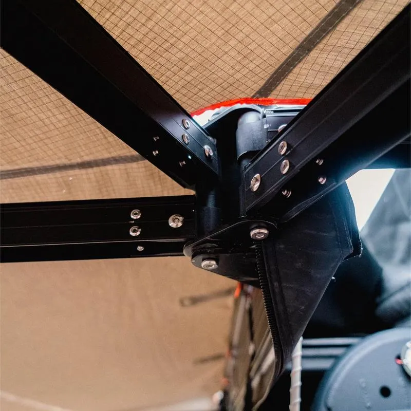 Tuff Stuff Overland 270 Degree Awning, XL, Driver Side, C-Channel Aluminum, Olive