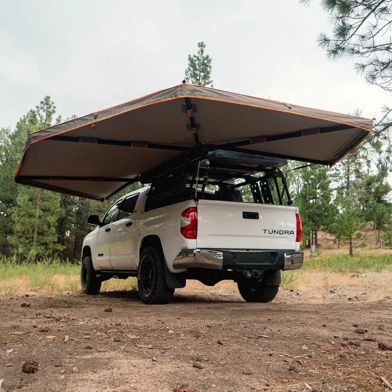 Tuff Stuff Overland 270 Degree Awning, XL, Driver Side, C-Channel Aluminum, Olive