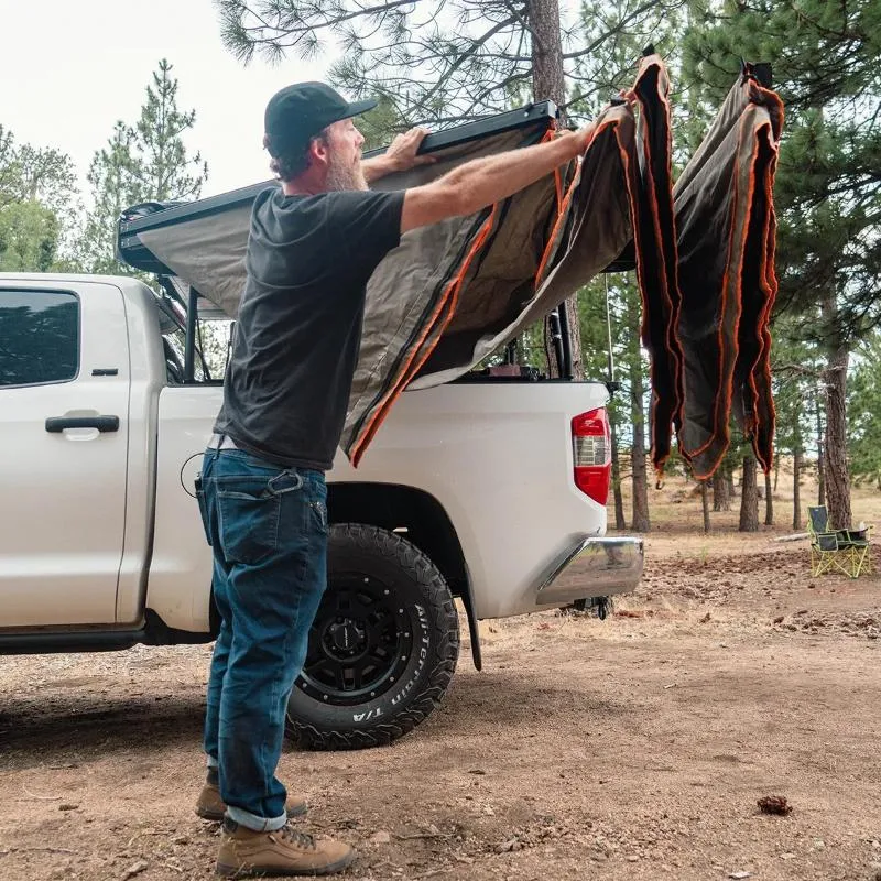 Tuff Stuff Overland 270 Degree Awning, XL, Driver Side, C-Channel Aluminum, Olive