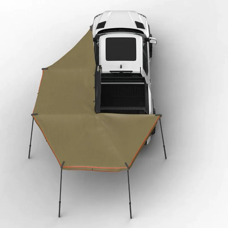 Tuff Stuff Overland 270 Degree Awning, XL, Driver Side, C-Channel Aluminum, Olive