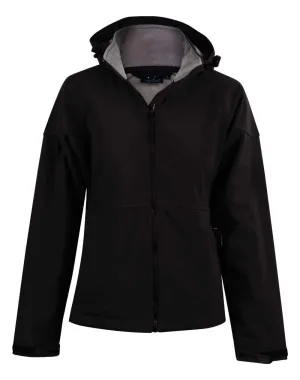 Winning Spirit Aspen Softshell Hood Jacket Ladies' Jk34